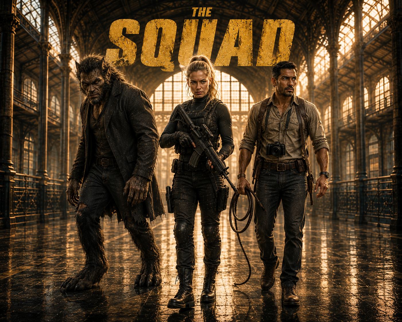 THE SQUAD — Dr. Lucas, Sonya Logan, Dr. Matthew Lewis, Mateo Padilla